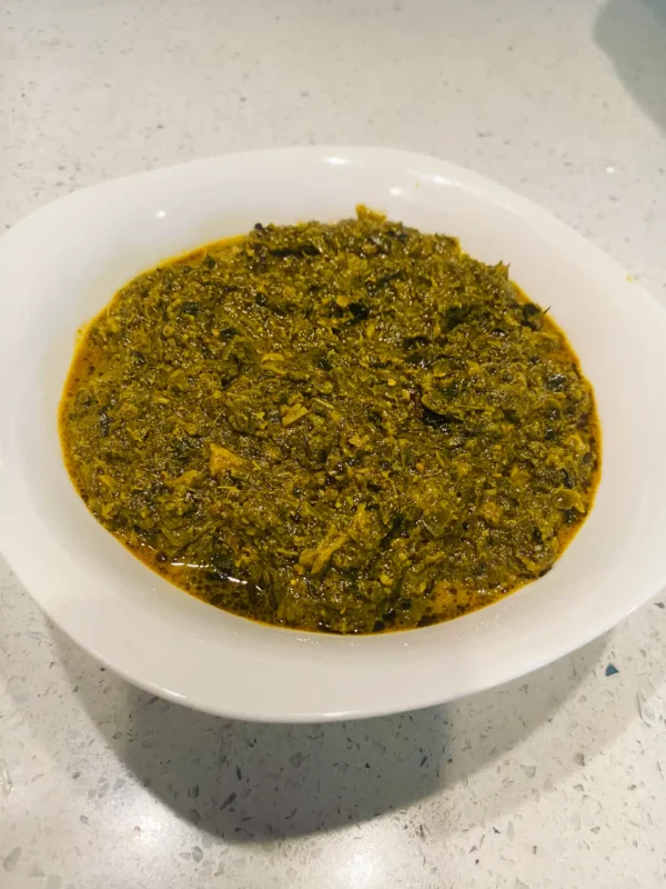 Pondu/Cassava leaves stew